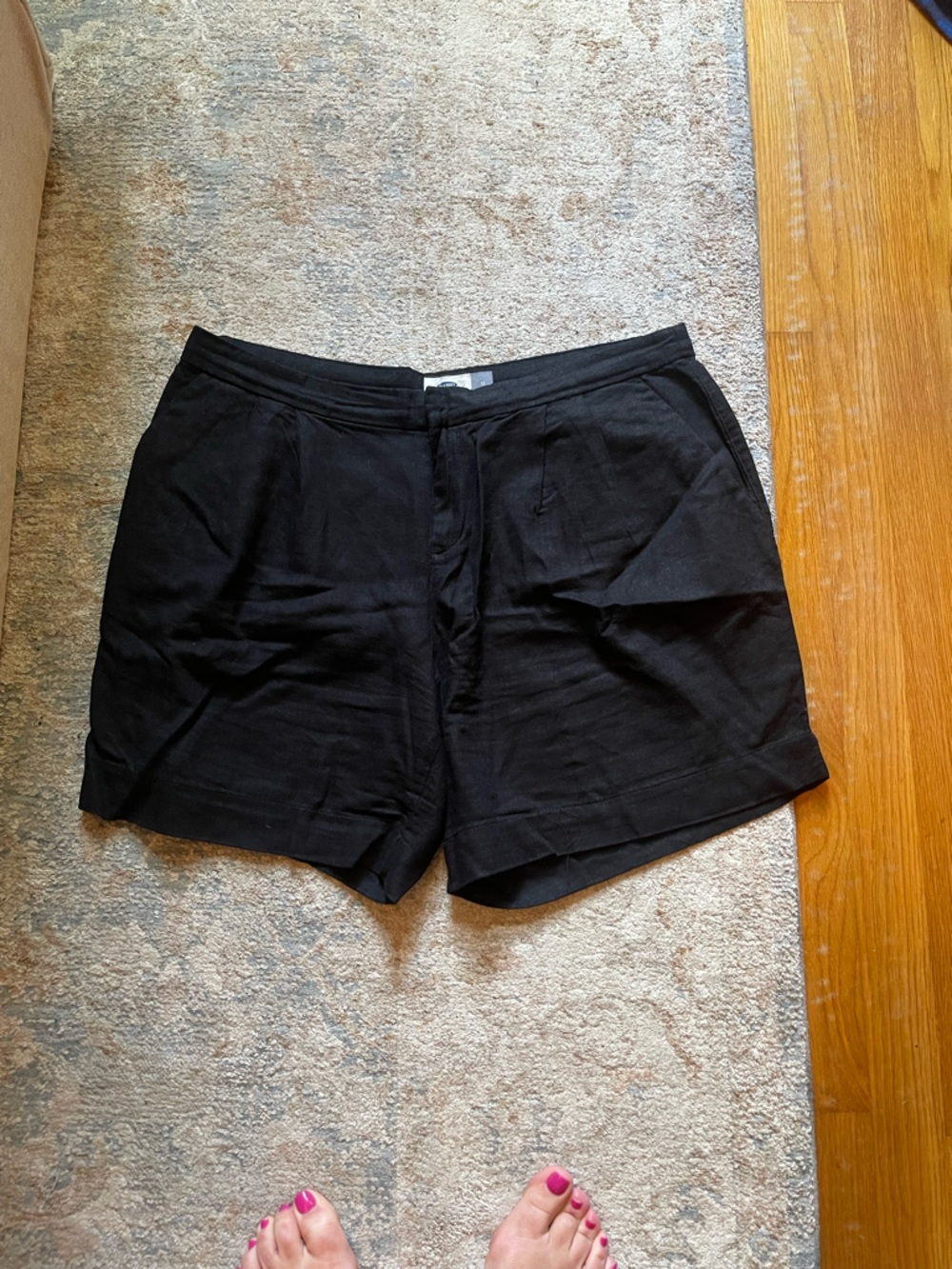 Old Navy Black Linen shorts